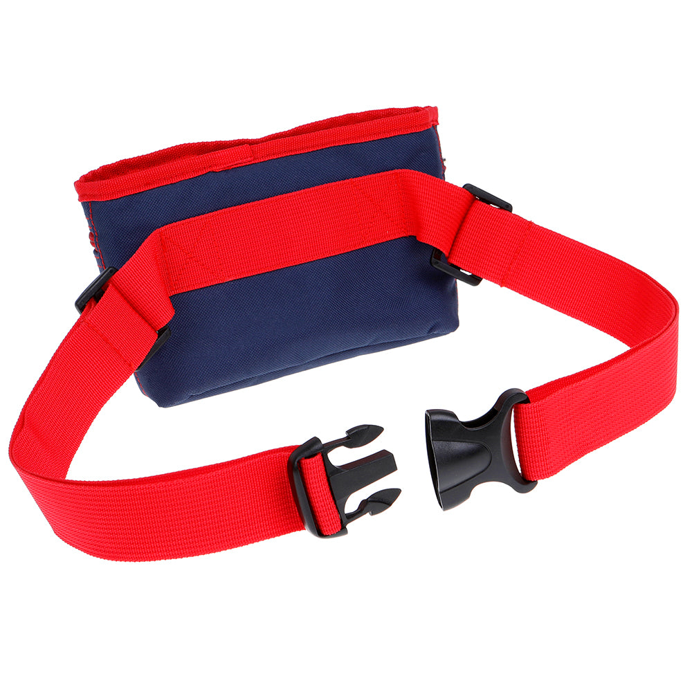 Good Dog Treat & Training Pouch - Navy & Red (Large)